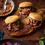 Saftiger Pulled Pork Burger aus dem Airfryer