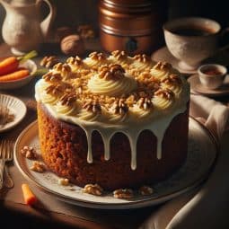 Airfryer'da pişmiş yumuşacık havuçlu kek
