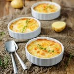 Romige zelfgemaakte aardappelgratin uit de airfryer