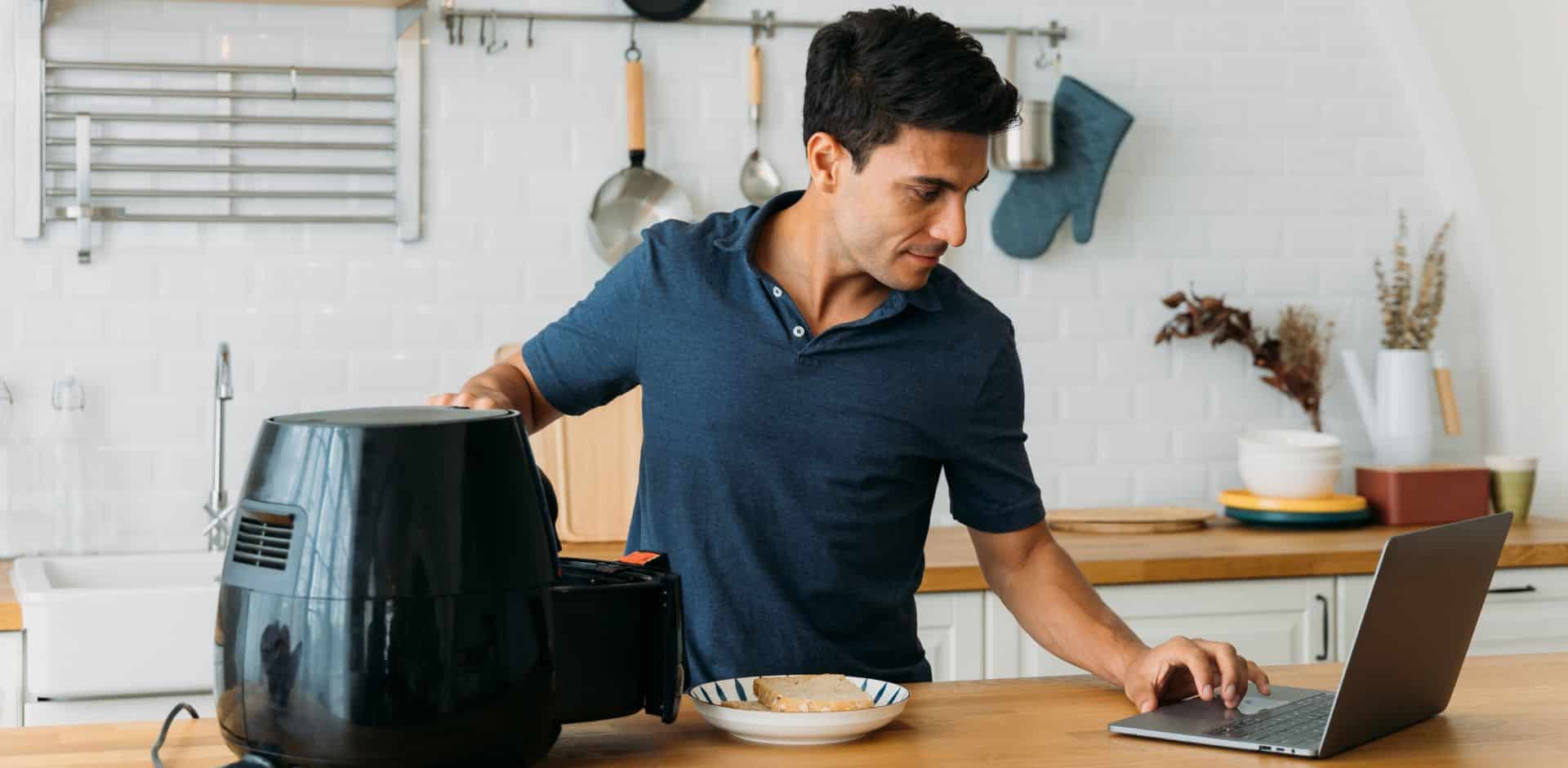 omregn airfryer tider fra Almindelig ovn