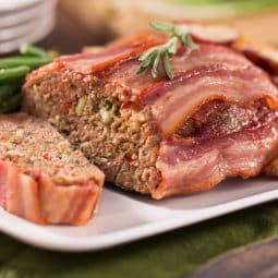 Falsk hare – kjøttdeig med bacon, stekt i airfryer