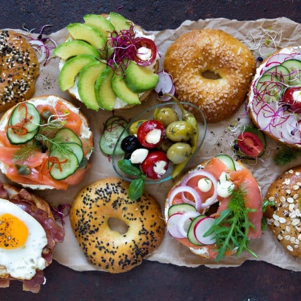 Bagels caseros hechos en airfryer