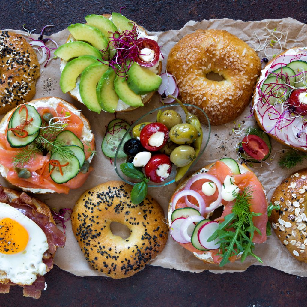 Bagel fatti in casa dall'airfryer
