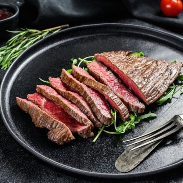 Sappige flanksteak uit de airfryer