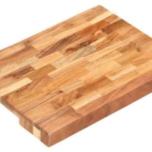 Skærebræt 40 x 30 x 4 cm massivt akacietræ