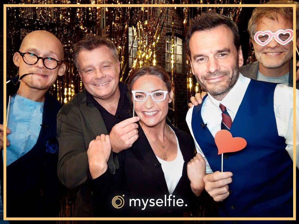 Opskrifter til airfryer billede med jesper buch og de andre fra selfie