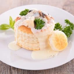 Airfryer'da karidesli vol-au-vent