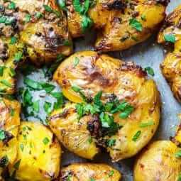 Chrupiące smashed potatoes z airfryera