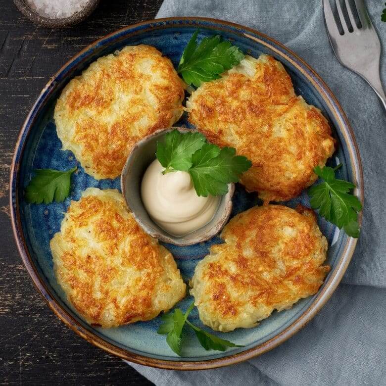 Hash Browns i Airfryer - Få den ultimate originale USA-oppskriften her.
