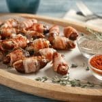 Dátiles con bacon al airfryer como snacks y tapas