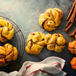 Rolinhos de canela com sabor escandinavo na airfryer