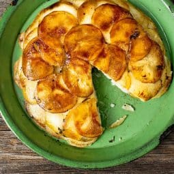 Pommes Anna douradinha e crocante da airfryer