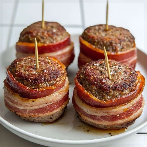 Saftig karbonade med bacon fra airfryer