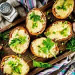 Pommes de terre deux fois cuites et crémeuses à l'airfryer