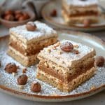 Торт фражиліте з кавово-масляним кремом і безовими коржами