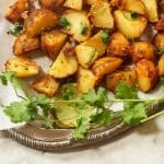 Syrlige eddikpoteter i middelhavsstil fra airfryer