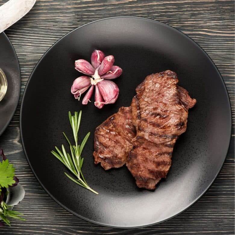 Sappige entrecote gebakken in de airfryer