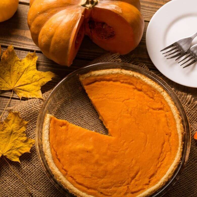 Pumpkin pie gresskarpai fra airfryer