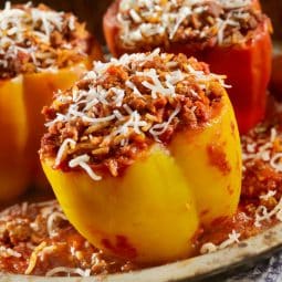 Airfryer'da biber dolması