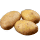 Kartofler almindelige ikon