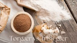 Omregning af frisk gær til tørgær - Tørgær vs. frisk gær