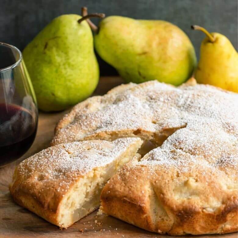Pærekake med danske pærer fra airfryer