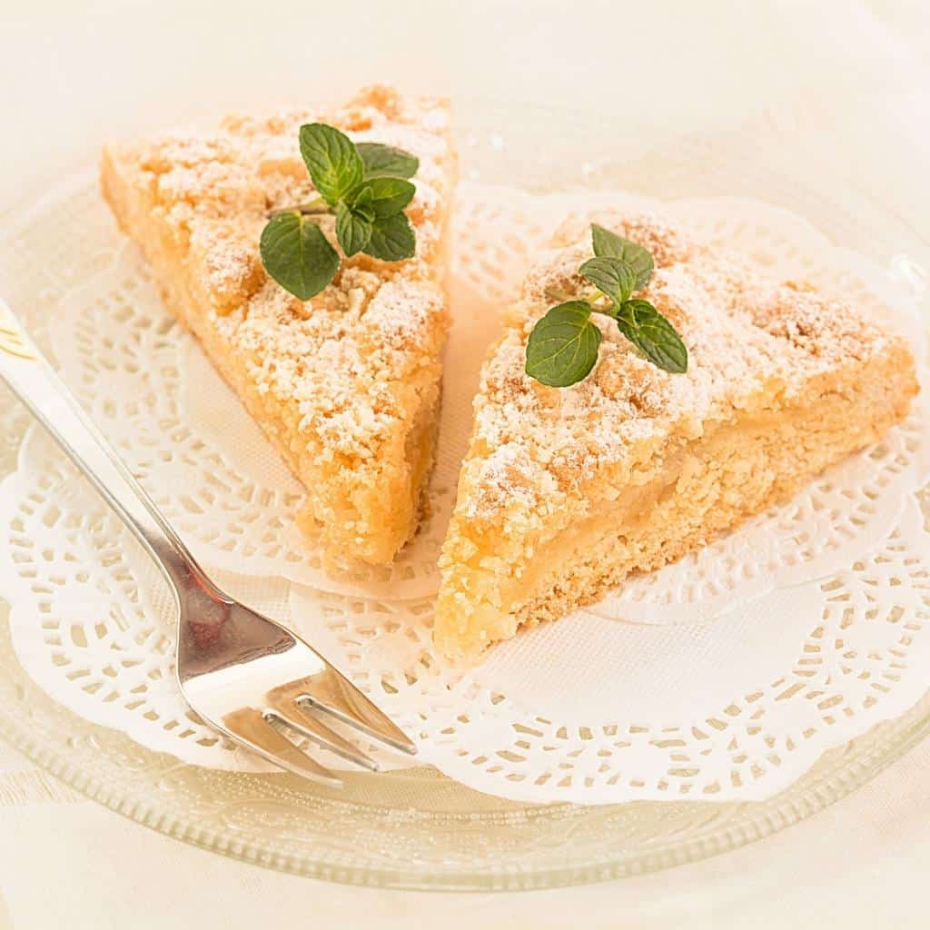 Streuselkuchen i airfryer en klassisk tysk kage