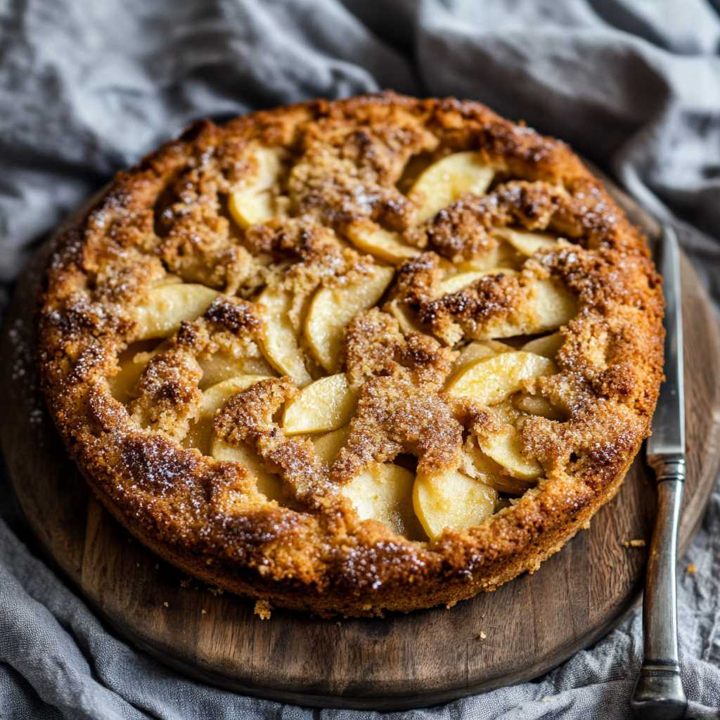 Syd fynsk æblekage bagt i airfryer