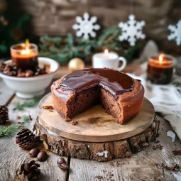 Kanelkage i airfryer julebordet er pyntet