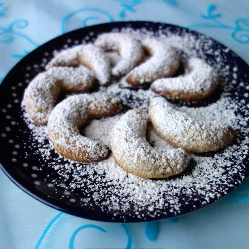 Vaniljekipferl bagt i Airfryer julekagen fra Østrig