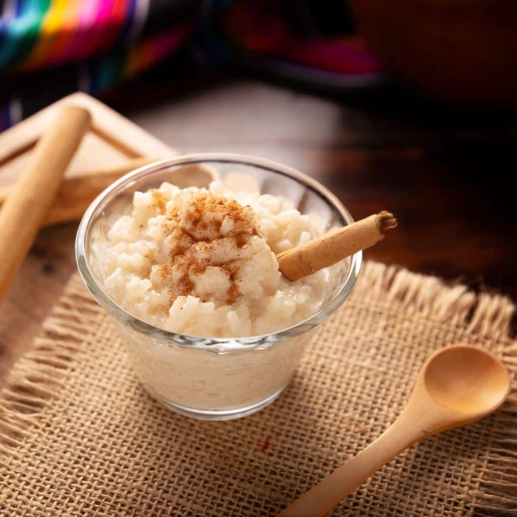 Risengrød lavet i airfryer cremet