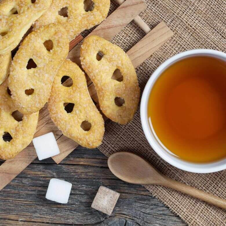 Sukkerkringler i airfryer klassisk sukker jule småkage