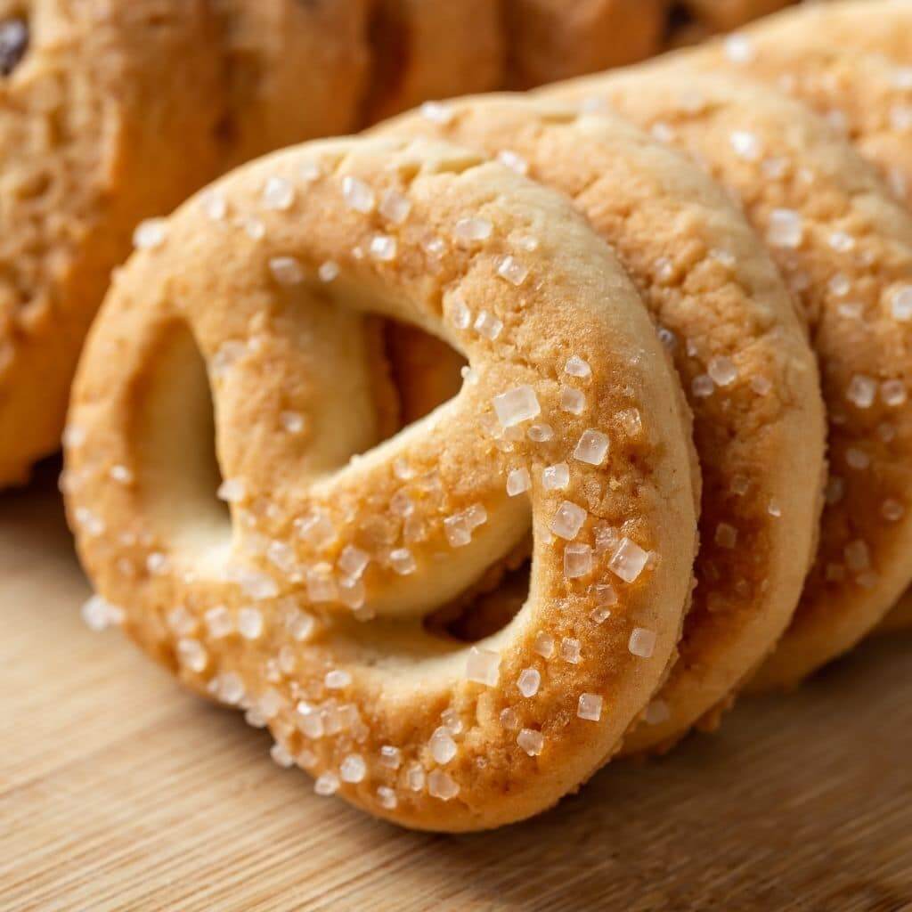 Sukkerkringler bagt i airfryer klassisk julebag