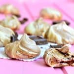 Luftige chokolademarengs fra airfryer