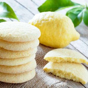 Sprøde citronsmåkager fra airfryer