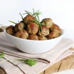 Julefrikadeller fra airfryer med klassiske julekrydderier