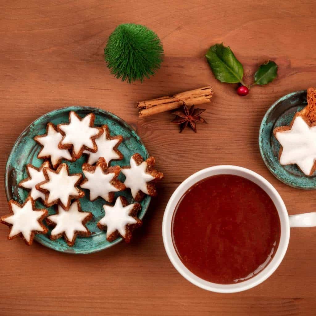 zimsterne i airfryer. perfekte tyske småkager til juletiden