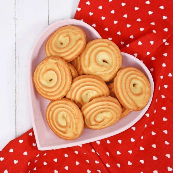 Tyska Spritzgebäck, smörmjuka julkakor från airfryern