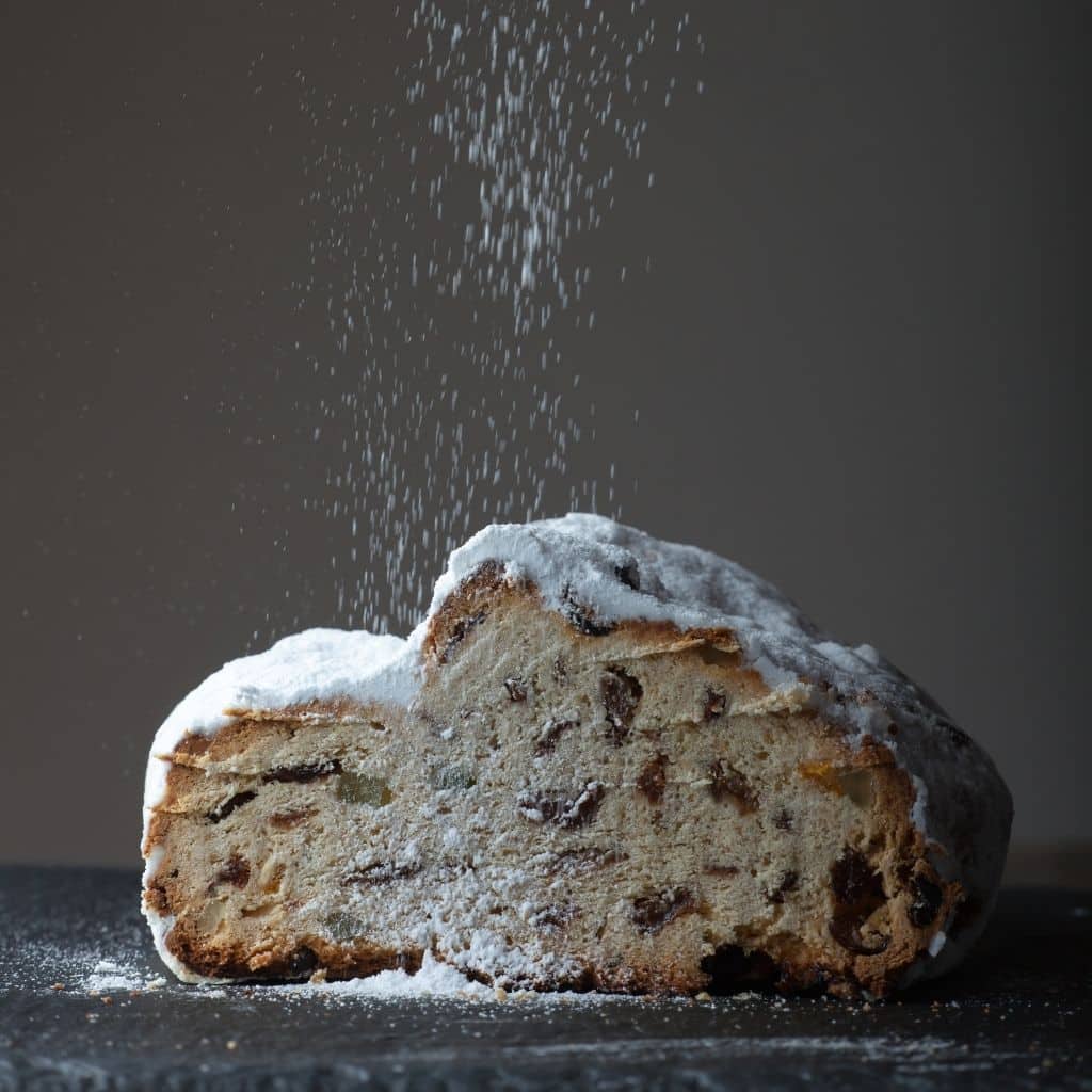 Stollen bagt i airfryer julebrød fra Tyskland