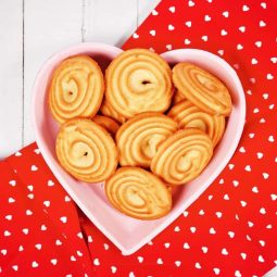 Smöriga Spritzgebäck, mördegskakor bakade i airfryer