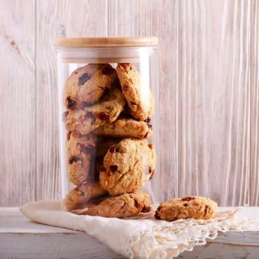 Korendekager i airfryer serveret i glas til jul