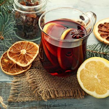 Gløgg lavet af rødvin