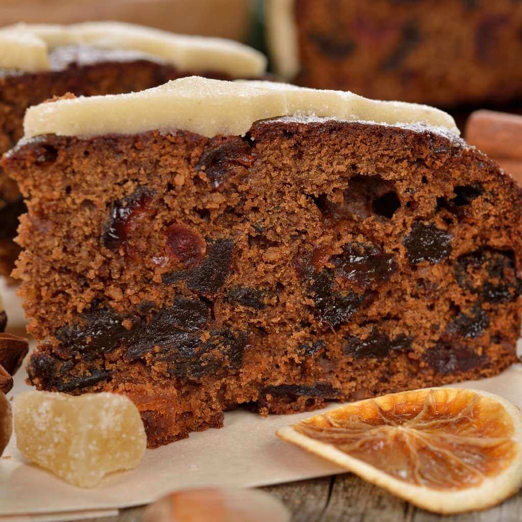 Engelsk julekage i airfryer - English christmas cake