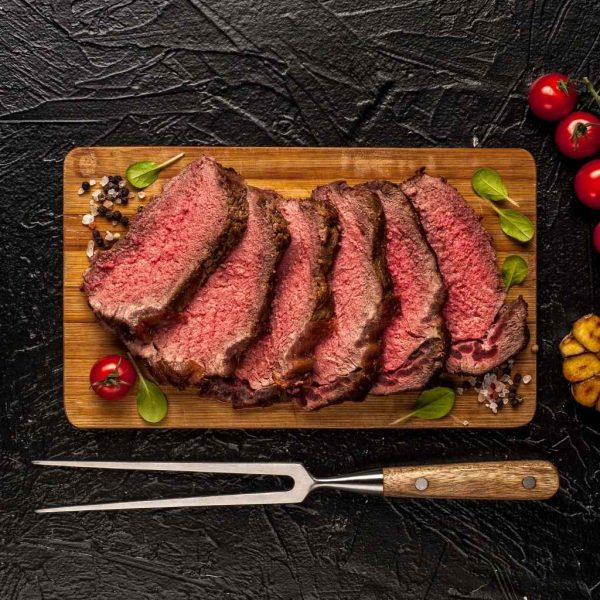 Oksefilet stegt i en airfryer