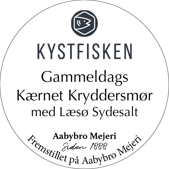 Rulle med kryddersmør med hvidløg og persille.