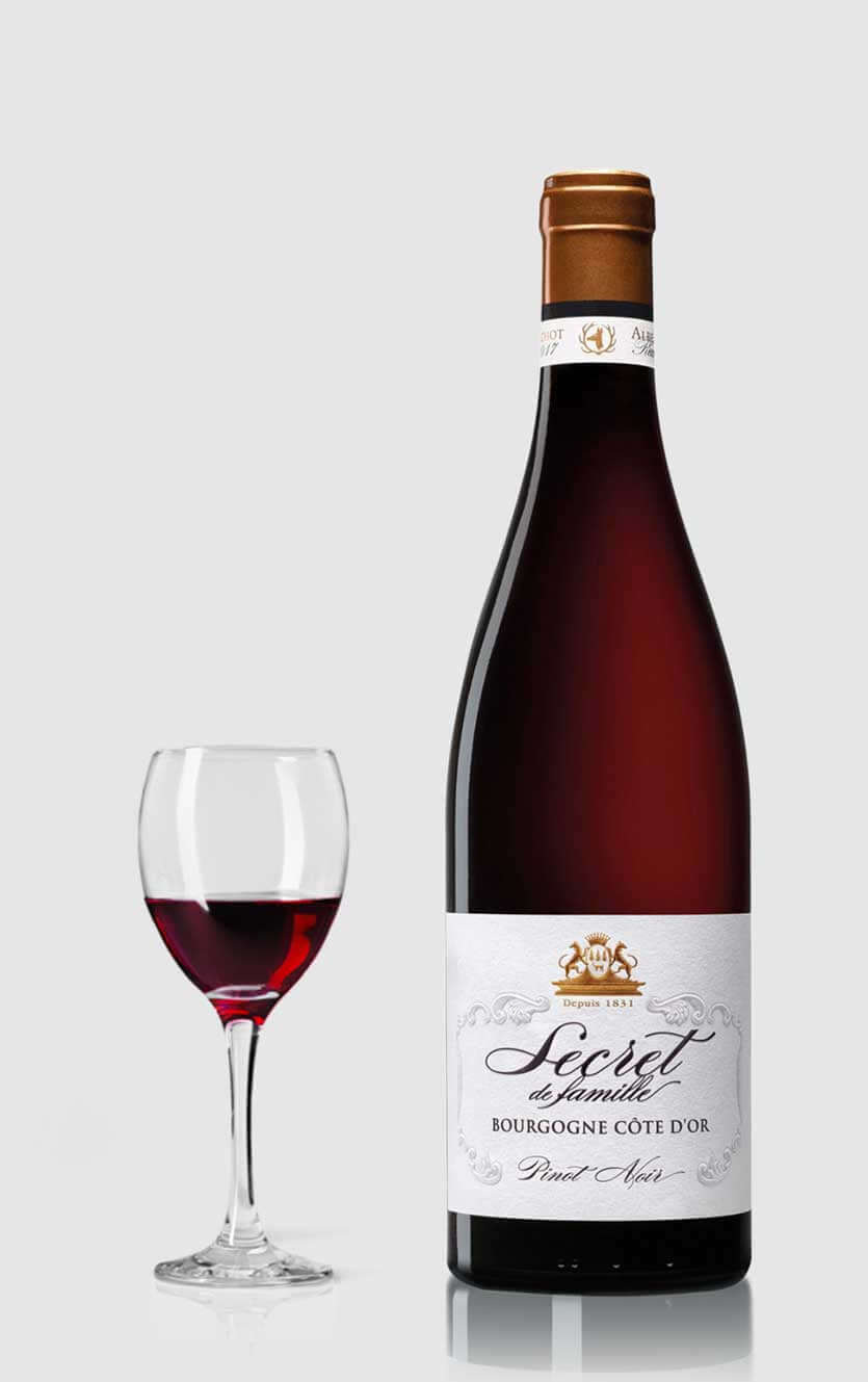 Albert Bichot Bourgogne Pinot Noir Secret de Famille, bedste bourgogne til prisen