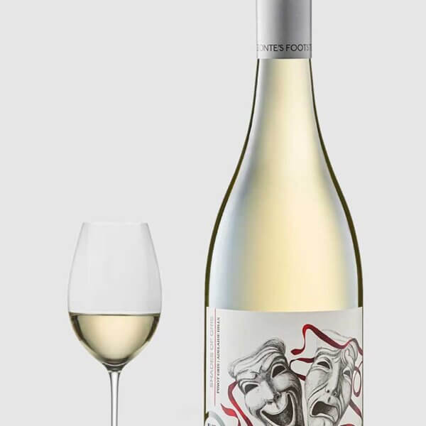 En flaske Zontes Footstep Shades Of Gris 2021 australsk Pinot Gris hvidvin