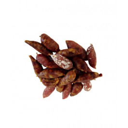 Pose med blandede minifuets og minichorizos stående på et bord klar til servering