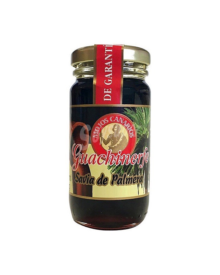 Flaske med mørk Savia de Palma palmehonning fra De Kanariske Øer