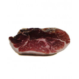 Bakke med iberico skinke cebo de campo i tynde skiver klar til tapas, sandwich og airfryer bruschetta